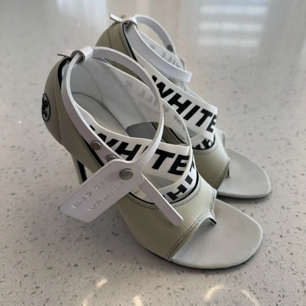 Off-White Women's White Heels - Picture 1 of 16